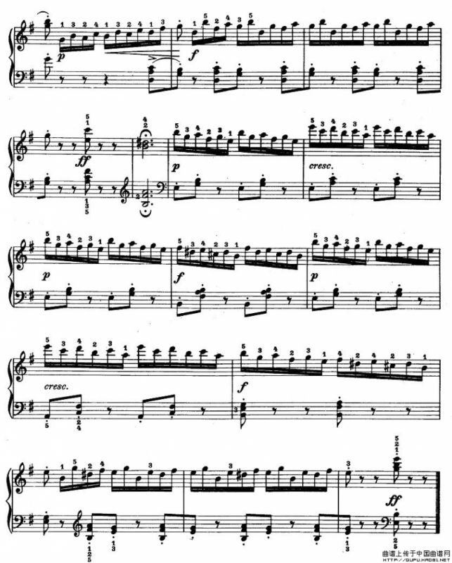 儿童钢琴进阶练习曲50首之22