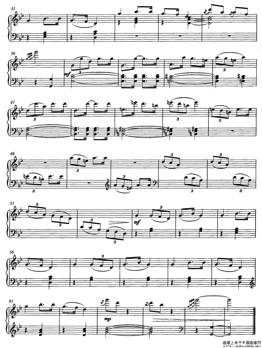 儿童钢琴组曲4、《麻雀》回旋曲