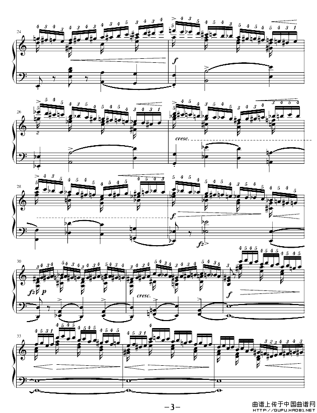 肖邦练习曲十之二