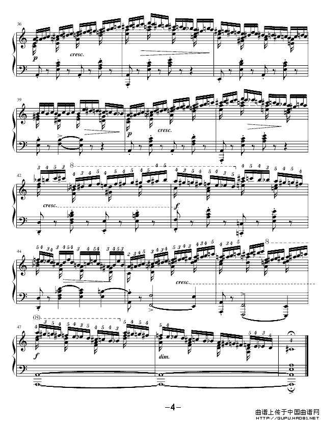 肖邦练习曲十之二