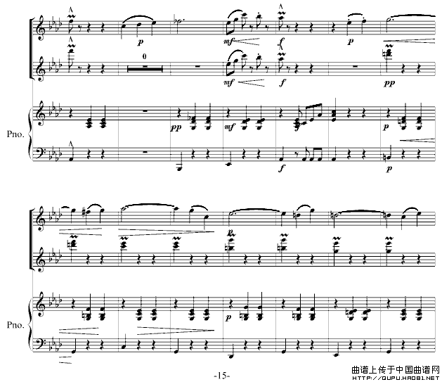 春之声圆舞曲（双钢琴）