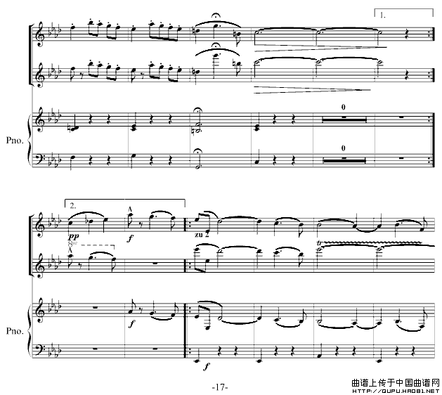 春之声圆舞曲（双钢琴）