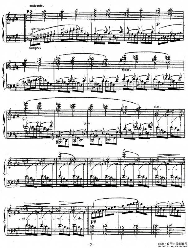 Etude No. 1（A major）