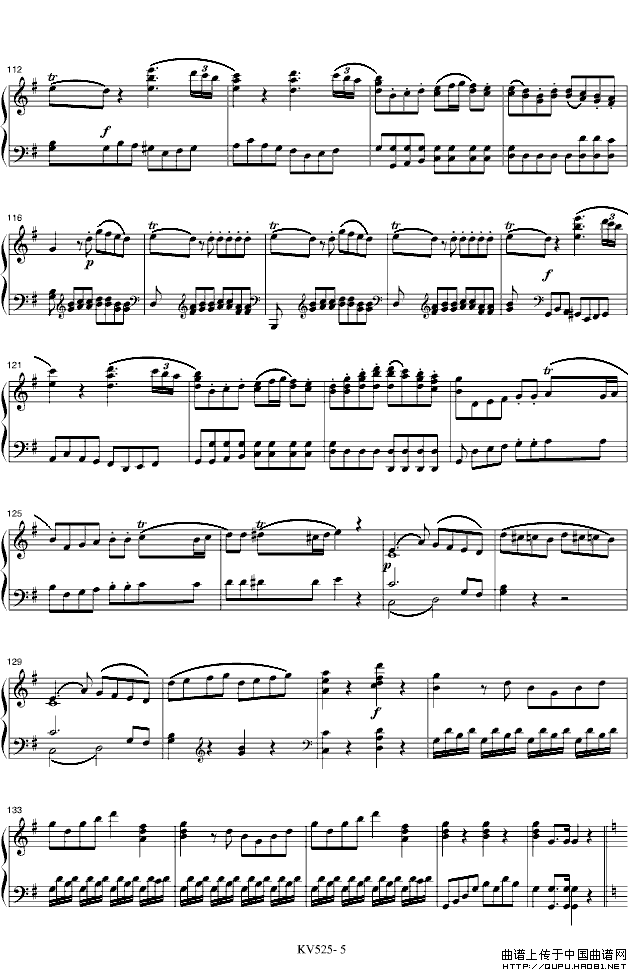 G大调弦乐小夜曲