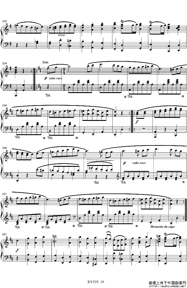 G大调弦乐小夜曲