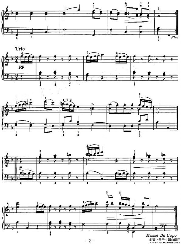 小步舞曲（舒伯特作曲版）