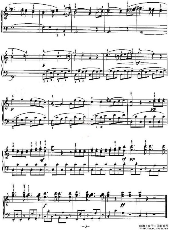 小奏鸣曲（韦伯作曲版）