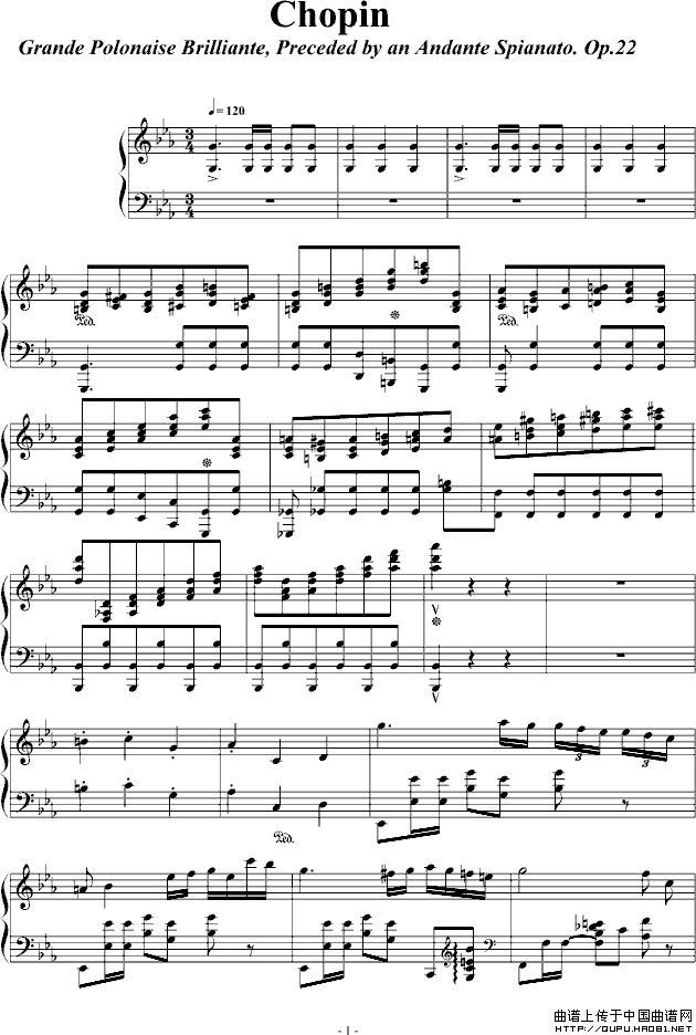Chopin（大波兰舞曲）