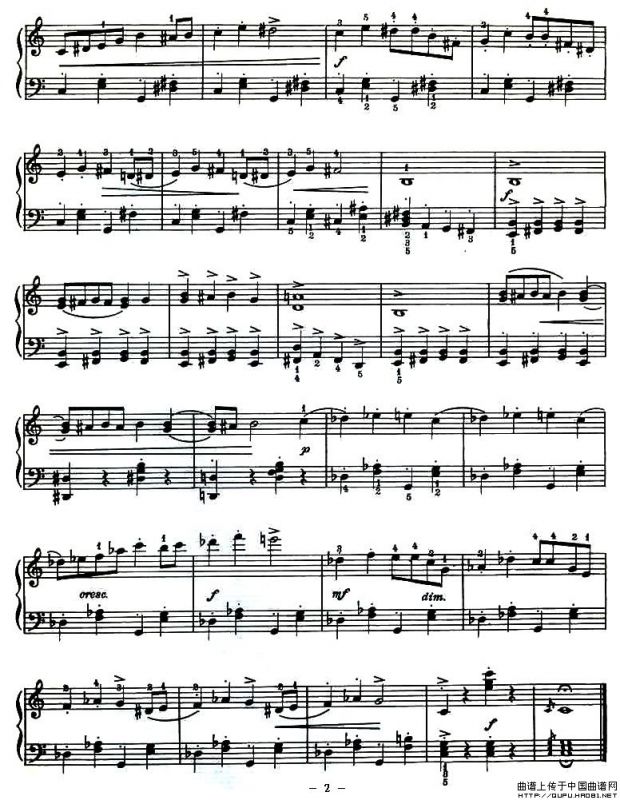 凯旋进行曲（选自交响童话《彼得与狼》）