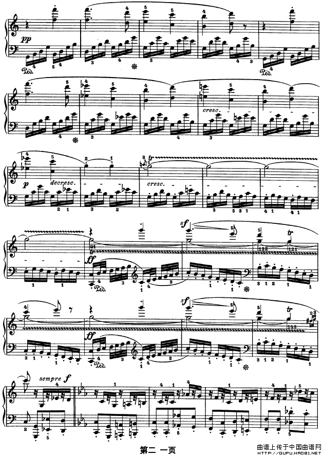 SONATE OP.53（第二十一钢琴奏鸣曲）