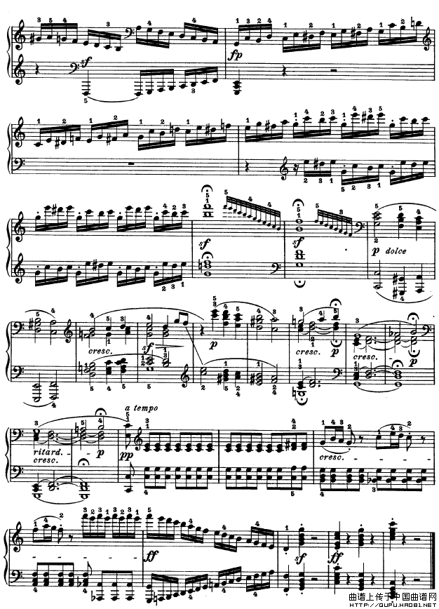 第二十一钢琴奏鸣曲（Op.53）