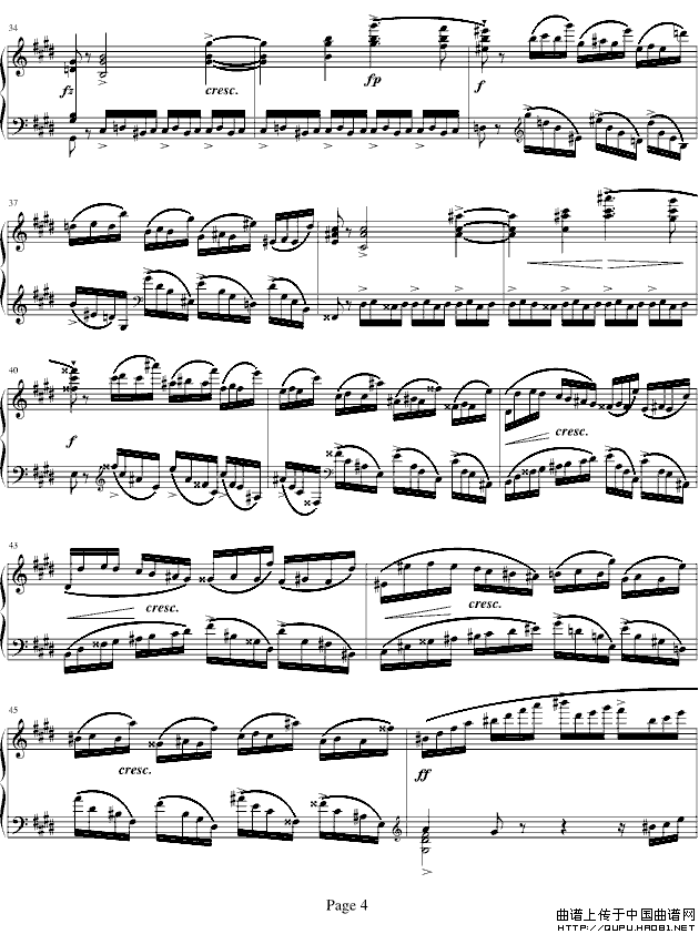 肖邦练习曲op10.4