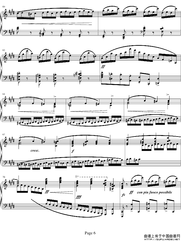 肖邦练习曲op10.4