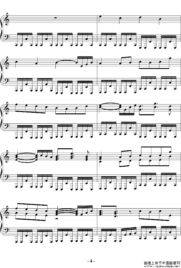 卡农（钢琴摇滚标准版）