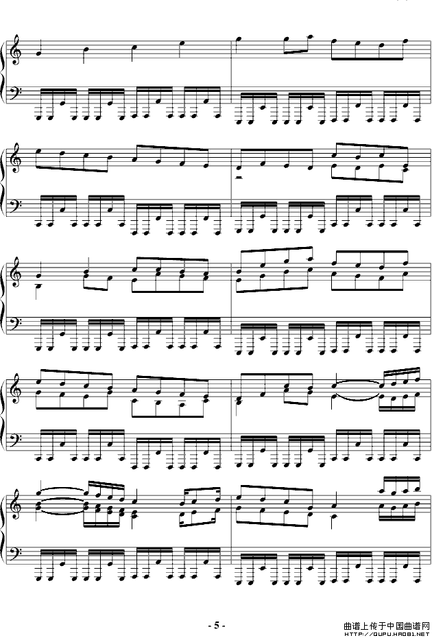 卡农（钢琴摇滚标准版）