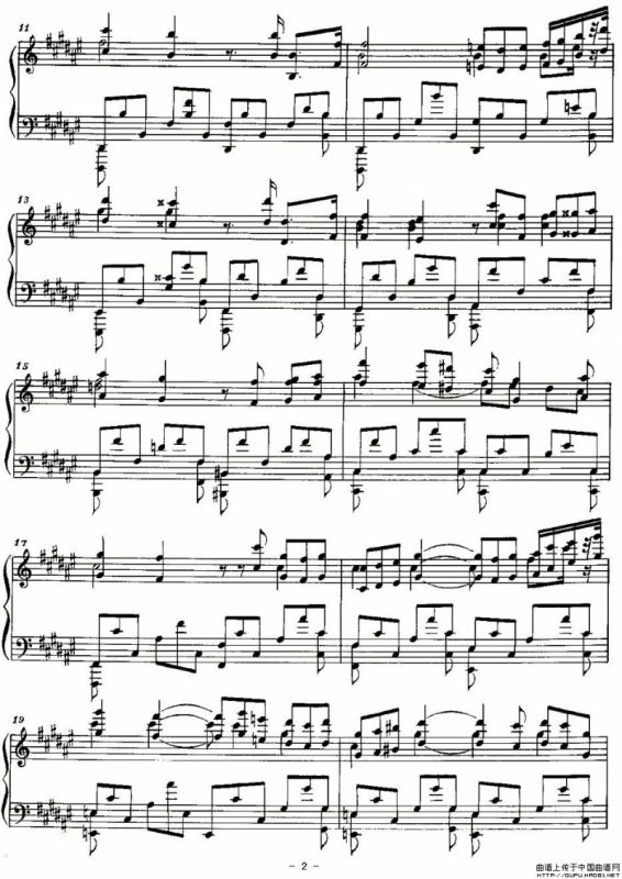 Etude（斯克里亚宾练习曲作品8 降d小调练习曲 第12首）