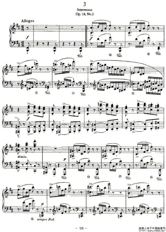 Ballades（勃拉姆斯4首叙事曲）