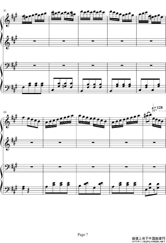 土耳其进行曲（四手联弹、周杰伦李云迪演奏版）