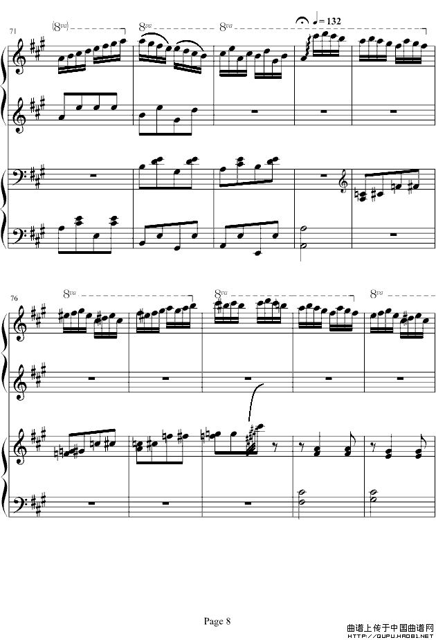 土耳其进行曲（四手联弹、周杰伦李云迪演奏版）