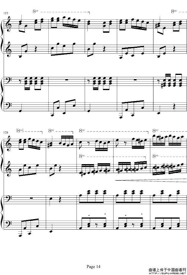 土耳其进行曲（四手联弹、周杰伦李云迪演奏版）