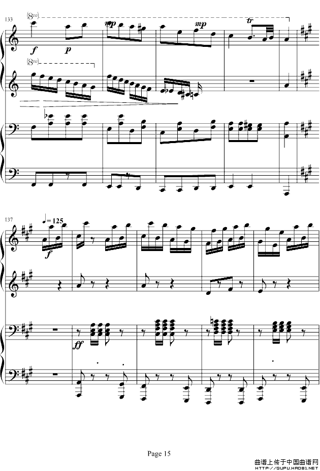 土耳其进行曲（四手联弹、周杰伦李云迪演奏版）