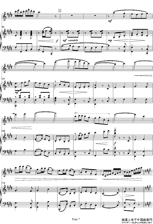 梁山伯与祝英台（小提琴+钢琴）