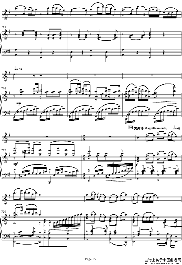 梁山伯与祝英台（小提琴+钢琴）