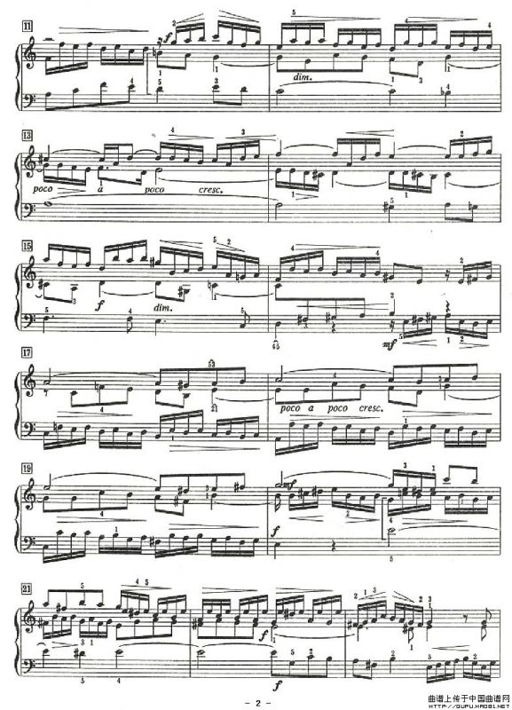 三声部赋格曲（C大调）（一）