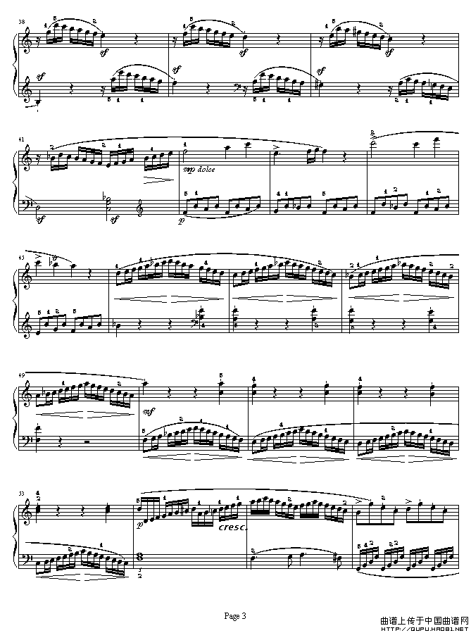 C大调第16钢琴奏鸣曲K.545（第一乐章）