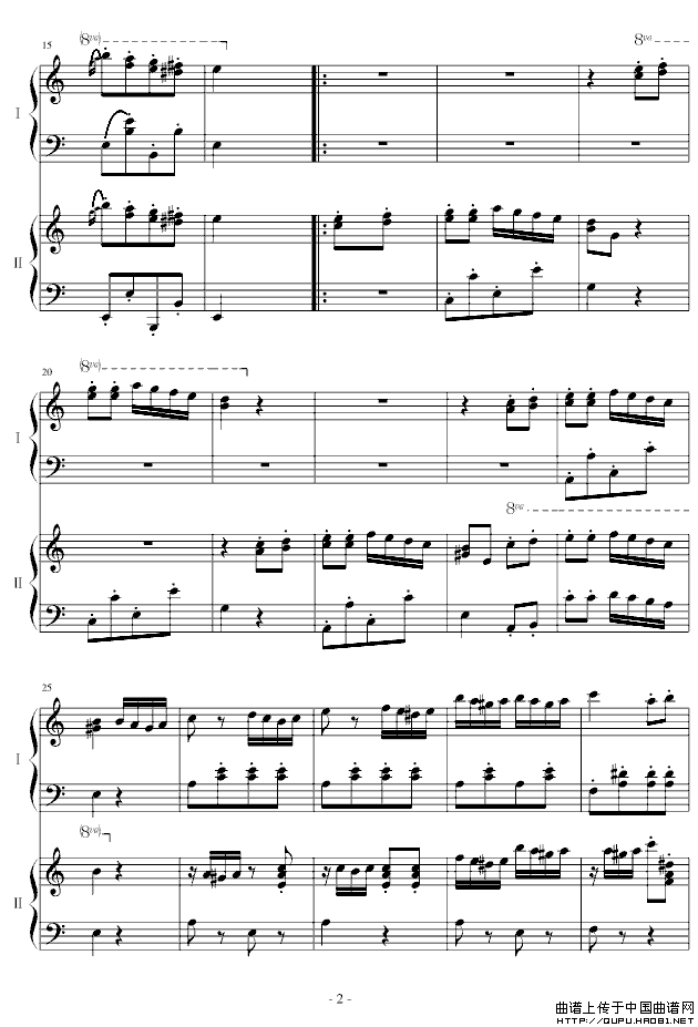 土耳其进行曲（双钢琴）