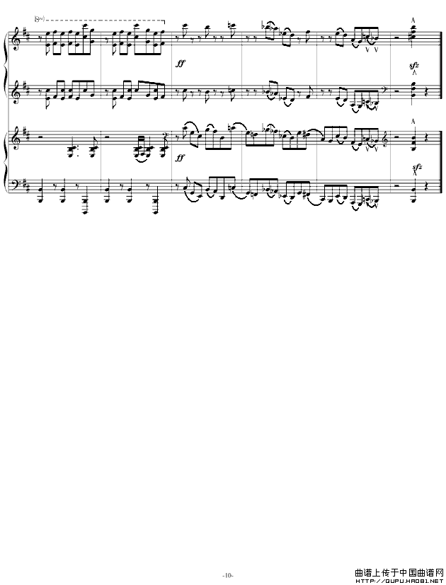 自由探戈（四手联弹）