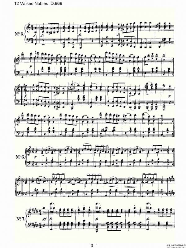 12 Valses Nobles D.969（12 贵族圆舞曲 D.969）