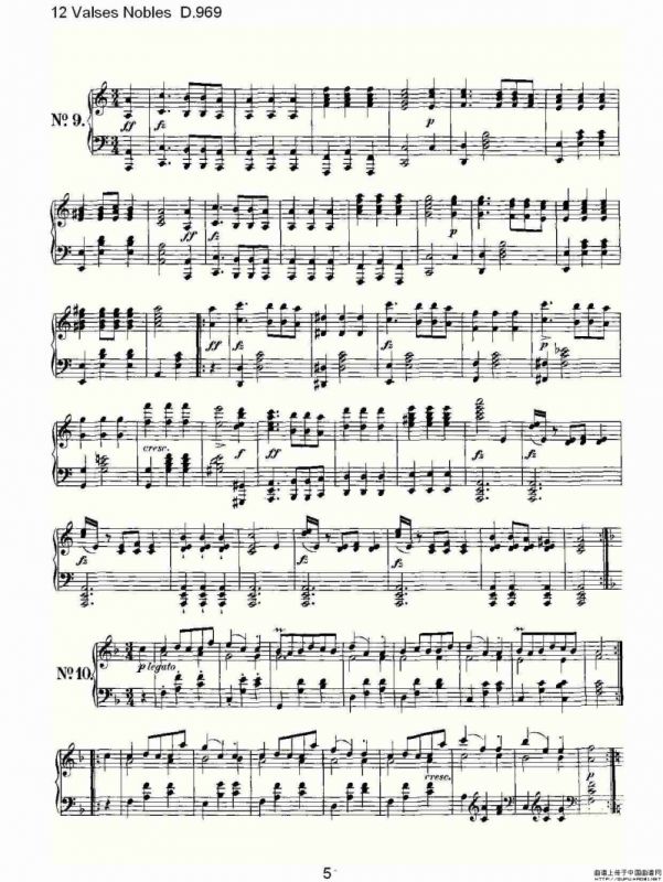 12 Valses Nobles D.969（12 贵族圆舞曲 D.969）