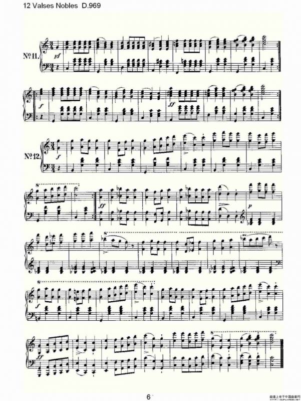 12 Valses Nobles D.969（12 贵族圆舞曲 D.969）