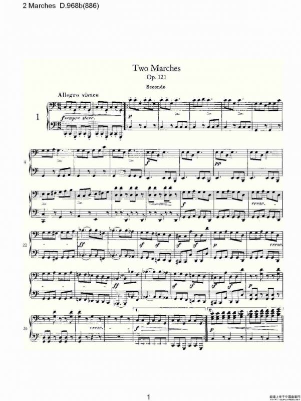 2 Marches D.968b（886 [2进行曲 D.968]）