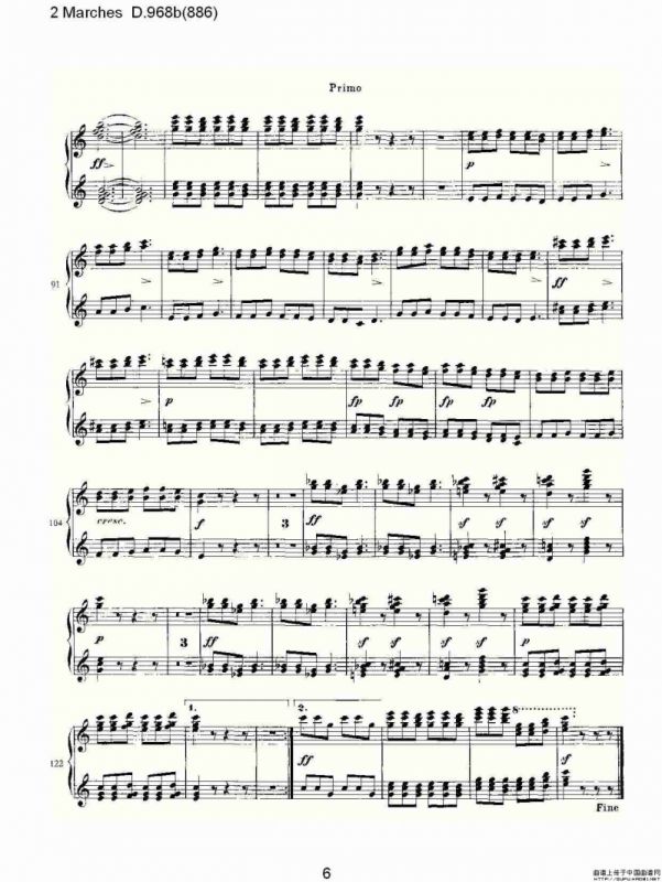 2 Marches D.968b（886 [2进行曲 D.968]）