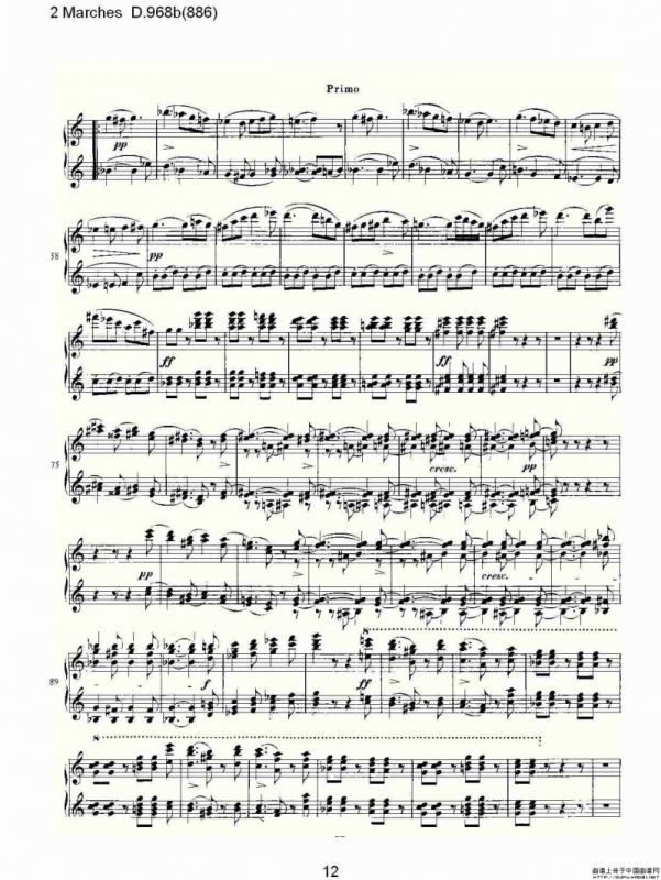2 Marches D.968b（886 [2进行曲 D.968]）