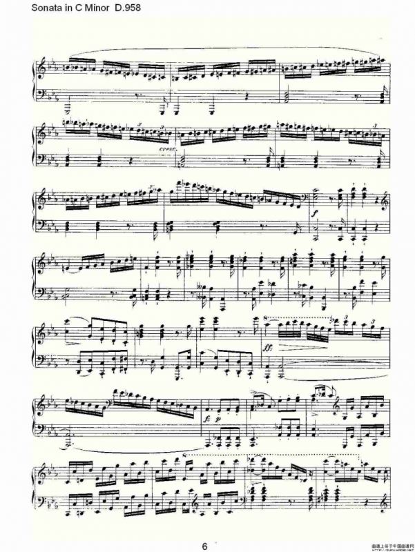 Sonata in C Minor D.958（C小调奏鸣曲 D.958）