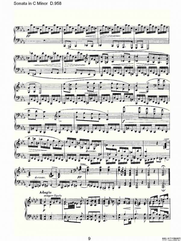 Sonata in C Minor D.958（C小调奏鸣曲 D.958）