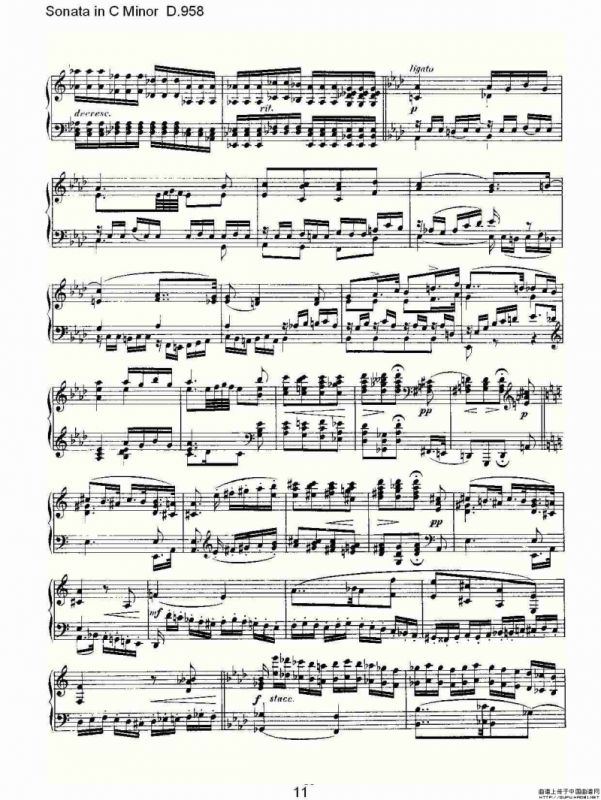 Sonata in C Minor D.958（C小调奏鸣曲 D.958）