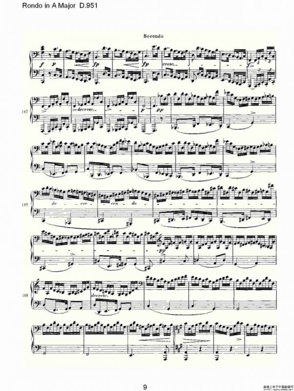 Rondo in A Major D.951（Ａ大调回旋曲D.951）