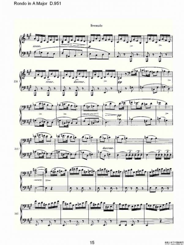 Rondo in A Major D.951（Ａ大调回旋曲D.951）