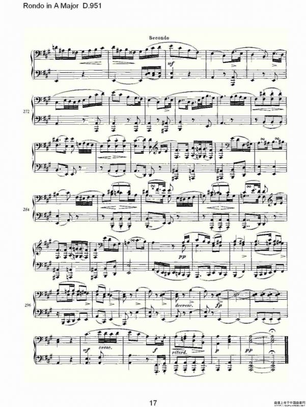 Rondo in A Major D.951（Ａ大调回旋曲D.951）