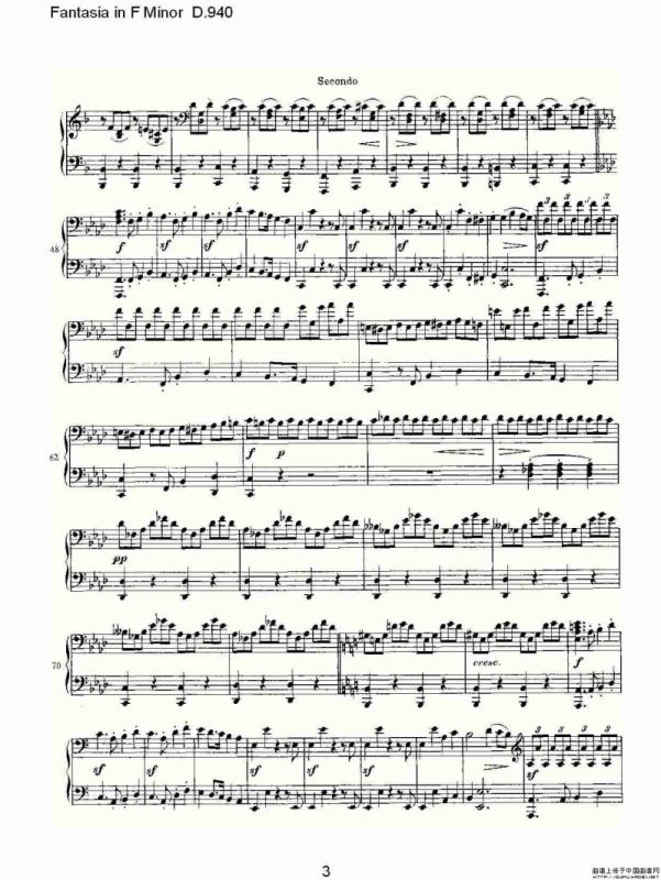 Fantasia in F Minor D.940（F小调幻想曲D.940）