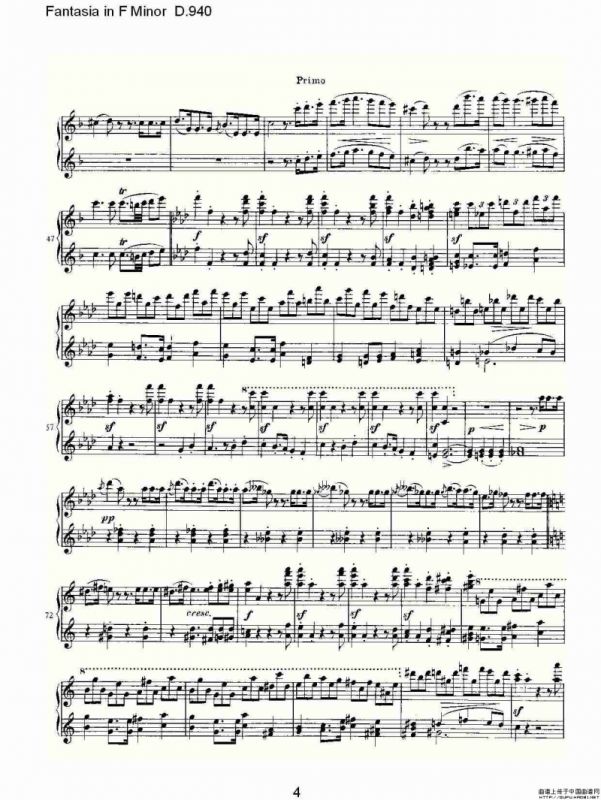 Fantasia in F Minor D.940（F小调幻想曲D.940）