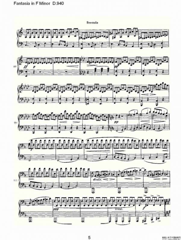 Fantasia in F Minor D.940（F小调幻想曲D.940）