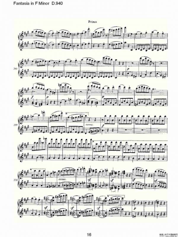 Fantasia in F Minor D.940（F小调幻想曲D.940）