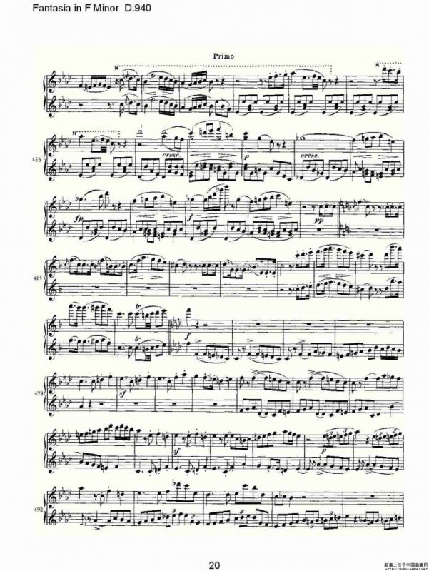 Fantasia in F Minor D.940（F小调幻想曲D.940）