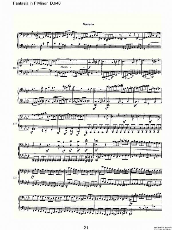 Fantasia in F Minor D.940（F小调幻想曲D.940）