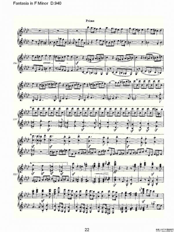 Fantasia in F Minor D.940（F小调幻想曲D.940）